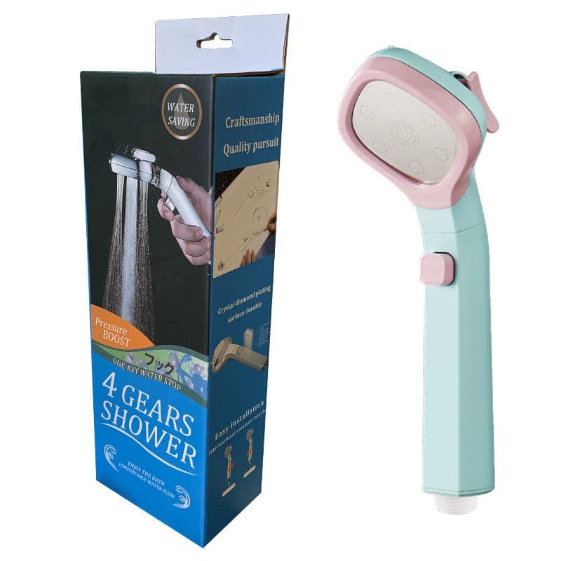 image-Cross-Border 4-Speed High-Pressure Handheld Shower Head Set