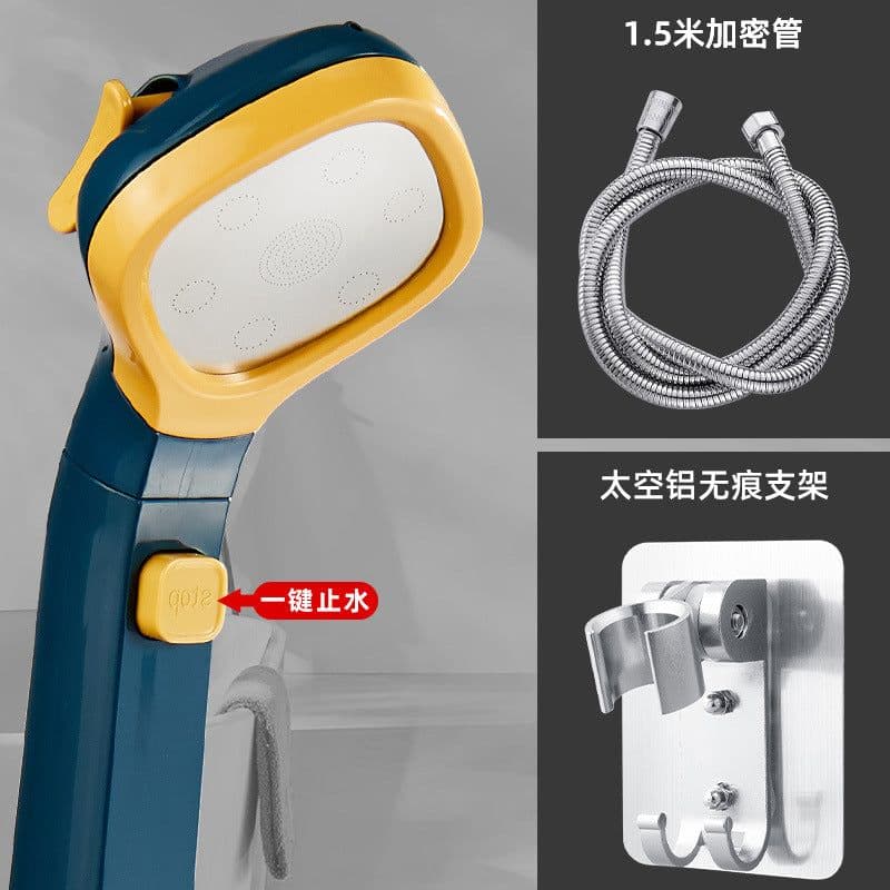 image-Cross-Border 4-Speed High-Pressure Handheld Shower Head Set