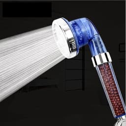 image-Negative Ion Booster Shower Head Water Saving Hand-Held Spa