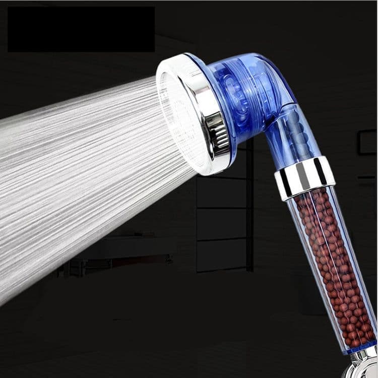 image-Negative Ion Booster Shower Head Water Saving Hand-Held Spa