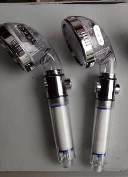 image-Negative Ion Booster Shower Head Water Saving Hand-Held Spa