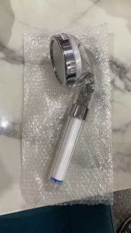 image-Negative Ion Booster Shower Head Water Saving Hand-Held Spa