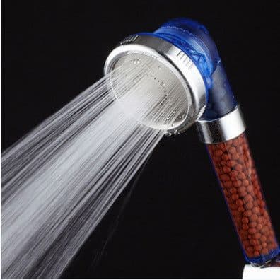 image-Negative Ion Booster Shower Head Water Saving Hand-Held Spa