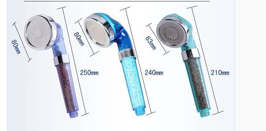 image-Negative Ion Booster Shower Head Water Saving Hand-Held Spa