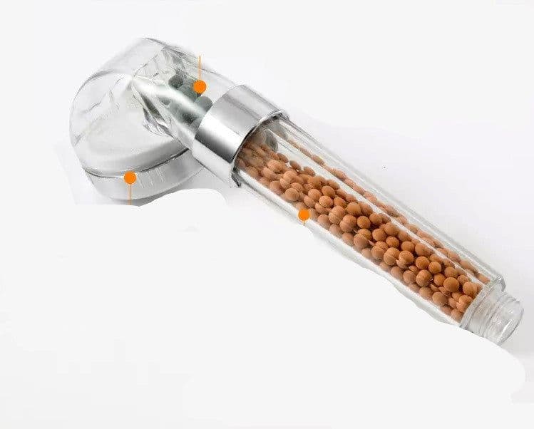 image-Negative Ion Booster Shower Head Water Saving Hand-Held Spa