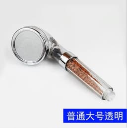 image-Negative Ion Booster Shower Head Water Saving Hand-Held Spa