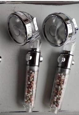image-Negative Ion Booster Shower Head Water Saving Hand-Held Spa