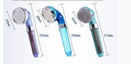 image-Negative Ion Booster Shower Head Water Saving Hand-Held Spa