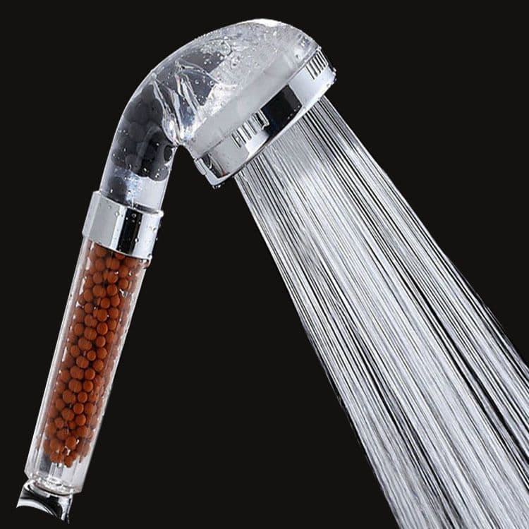 image-Negative Ion Booster Shower Head Water Saving Hand-Held Spa