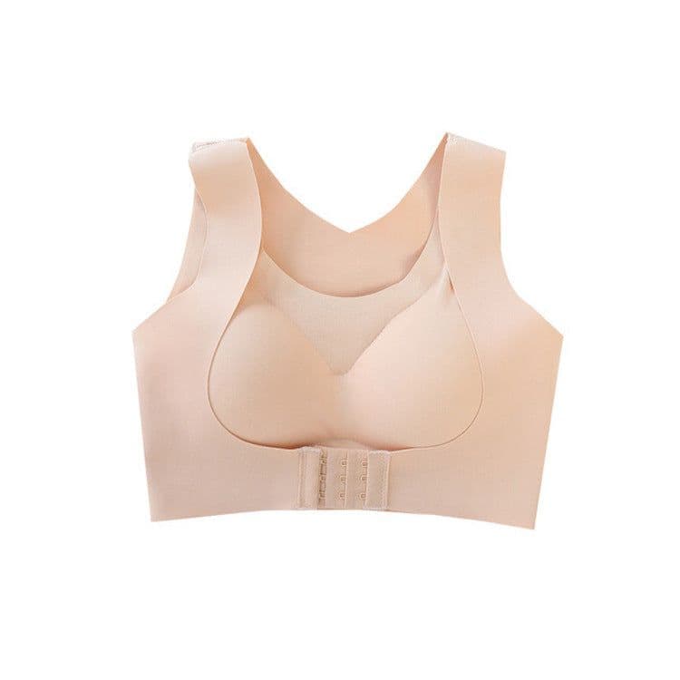 image-Yanel Front Buckle Wireless Bra 3/4 Cup Posture Support Women