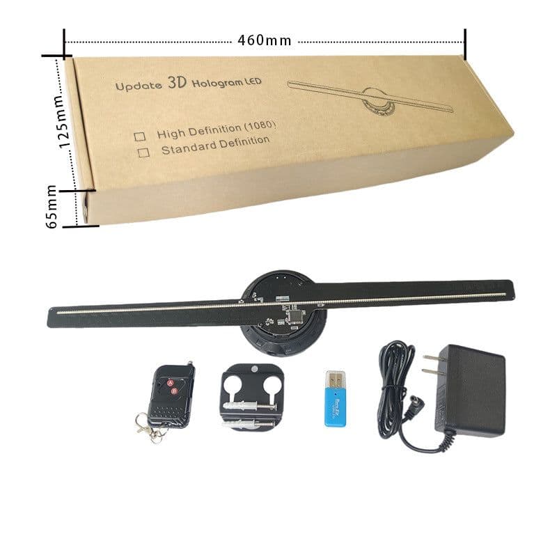image-EASTHOLO DF-42SD 3D Holographic LED Fan Display 42cm WiFi