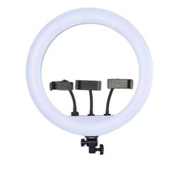image-Triumph 18-Inch LED Ring Light with Remote Control and Mirror