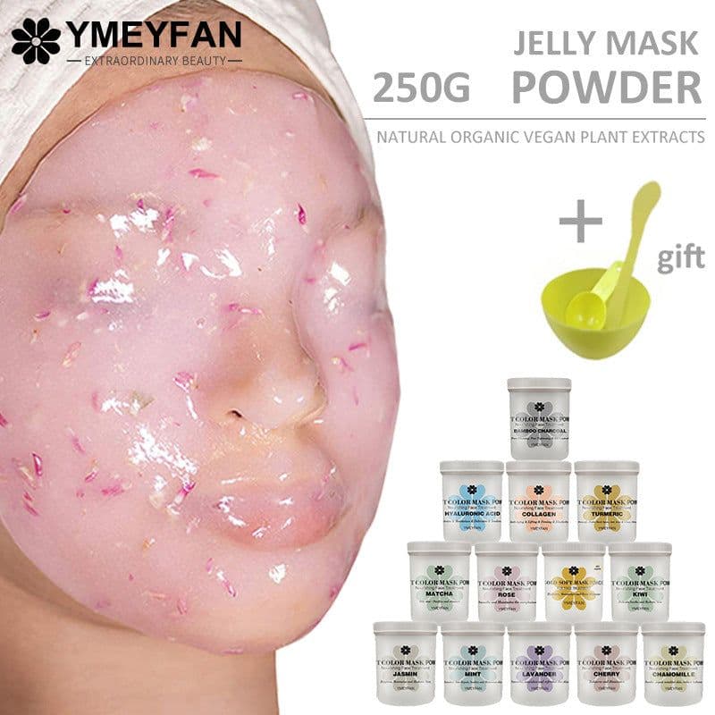 image-Rose Petal Crystal Mask Powder 250g Hydrating Moisturizing