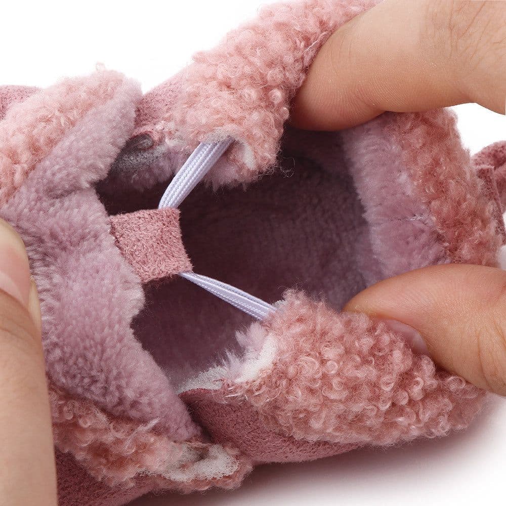 image-Tong Youyuan Baby Toddler Shoes Fleece Non-Slip Winter 24-48M