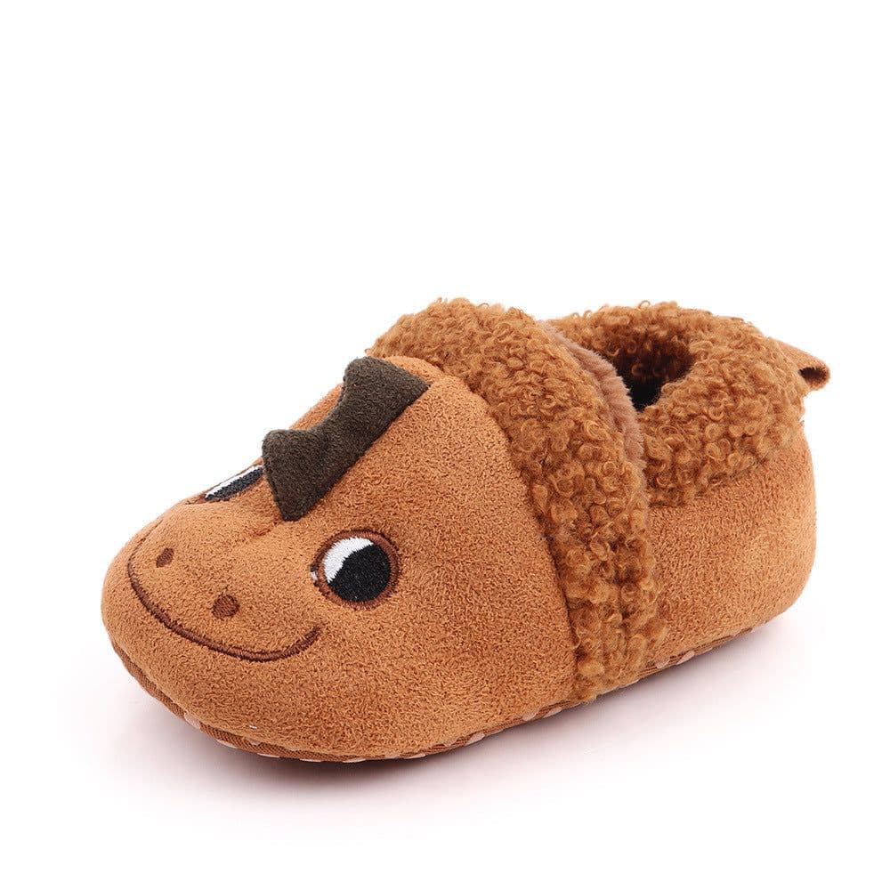 image-Tong Youyuan Baby Toddler Shoes Fleece Non-Slip Winter 24-48M