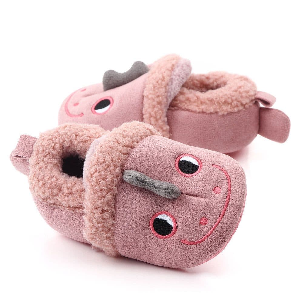 image-Tong Youyuan Baby Toddler Shoes Fleece Non-Slip Winter 24-48M