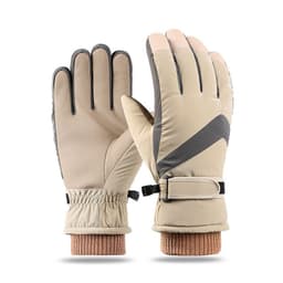 image-Syracuse Embossed Polyester Ski Gloves Winter Finger Gloves