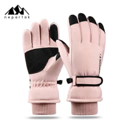 image-Syracuse Embossed Polyester Ski Gloves Winter Finger Gloves