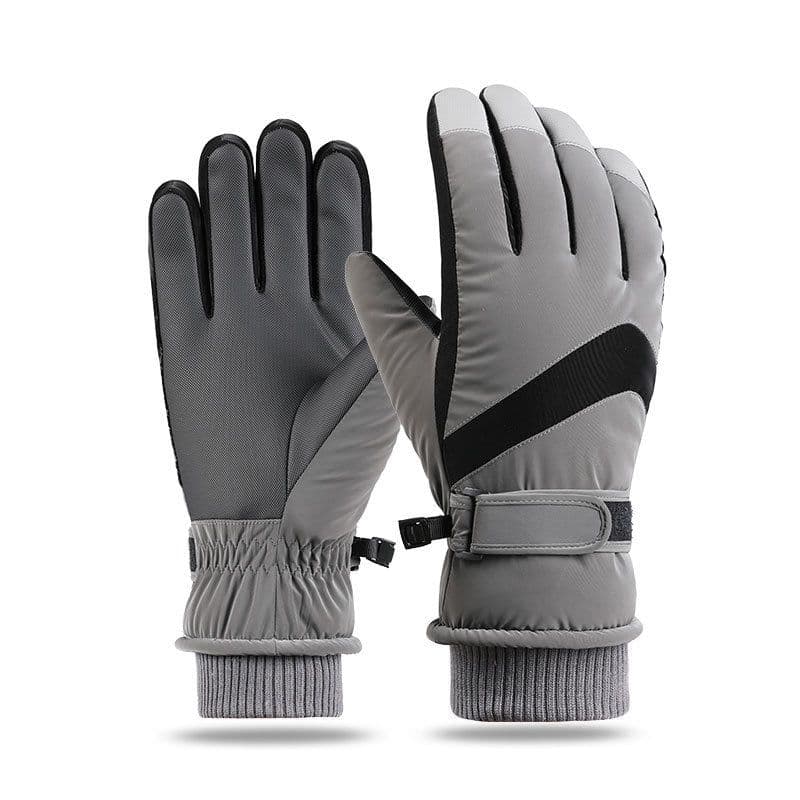 image-Syracuse Embossed Polyester Ski Gloves Winter Finger Gloves