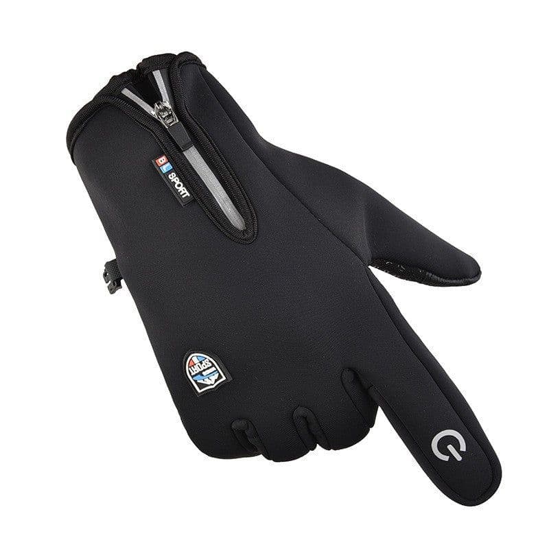 image-Syracuse Embossed Polyester Ski Gloves Winter Finger Gloves