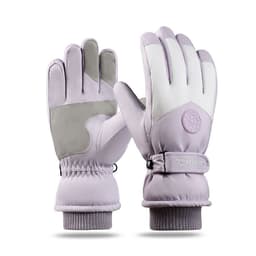 image-Syracuse Embossed Polyester Ski Gloves Winter Finger Gloves