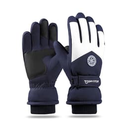 image-Syracuse Embossed Polyester Ski Gloves Winter Finger Gloves