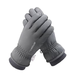 image-Syracuse Embossed Polyester Ski Gloves Winter Finger Gloves