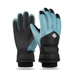 image-Syracuse Embossed Polyester Ski Gloves Winter Finger Gloves