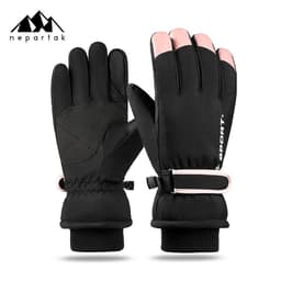 image-Syracuse Embossed Polyester Ski Gloves Winter Finger Gloves