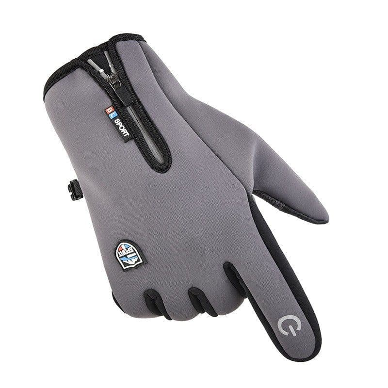 image-Syracuse Embossed Polyester Ski Gloves Winter Finger Gloves
