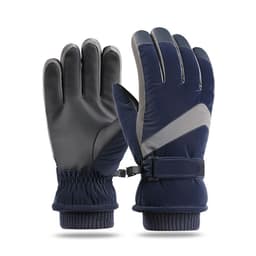 image-Syracuse Embossed Polyester Ski Gloves Winter Finger Gloves
