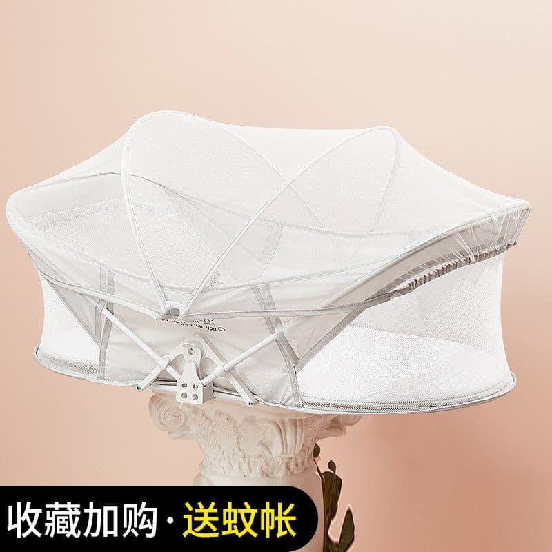 image-Magic Fairy Tale Portable Foldable Baby Crib Bed - Cream