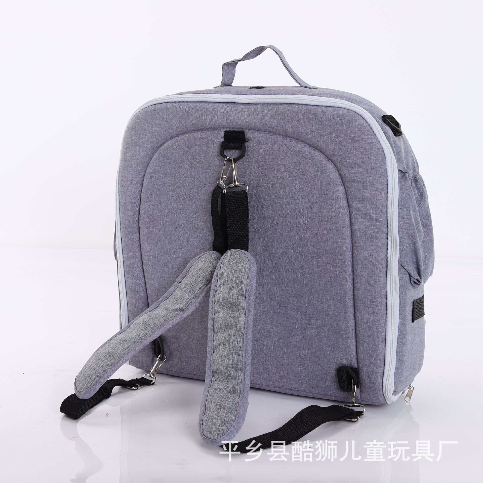 image-Portable Baby Travel Crib with Mosquito Net - Foldable Bed in Bed