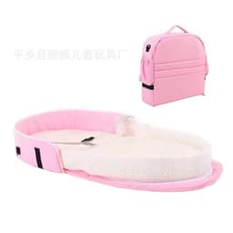 image-Portable Baby Travel Crib with Mosquito Net - Foldable Bed in Bed