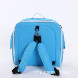 image-Portable Baby Travel Crib with Mosquito Net - Foldable Bed in Bed