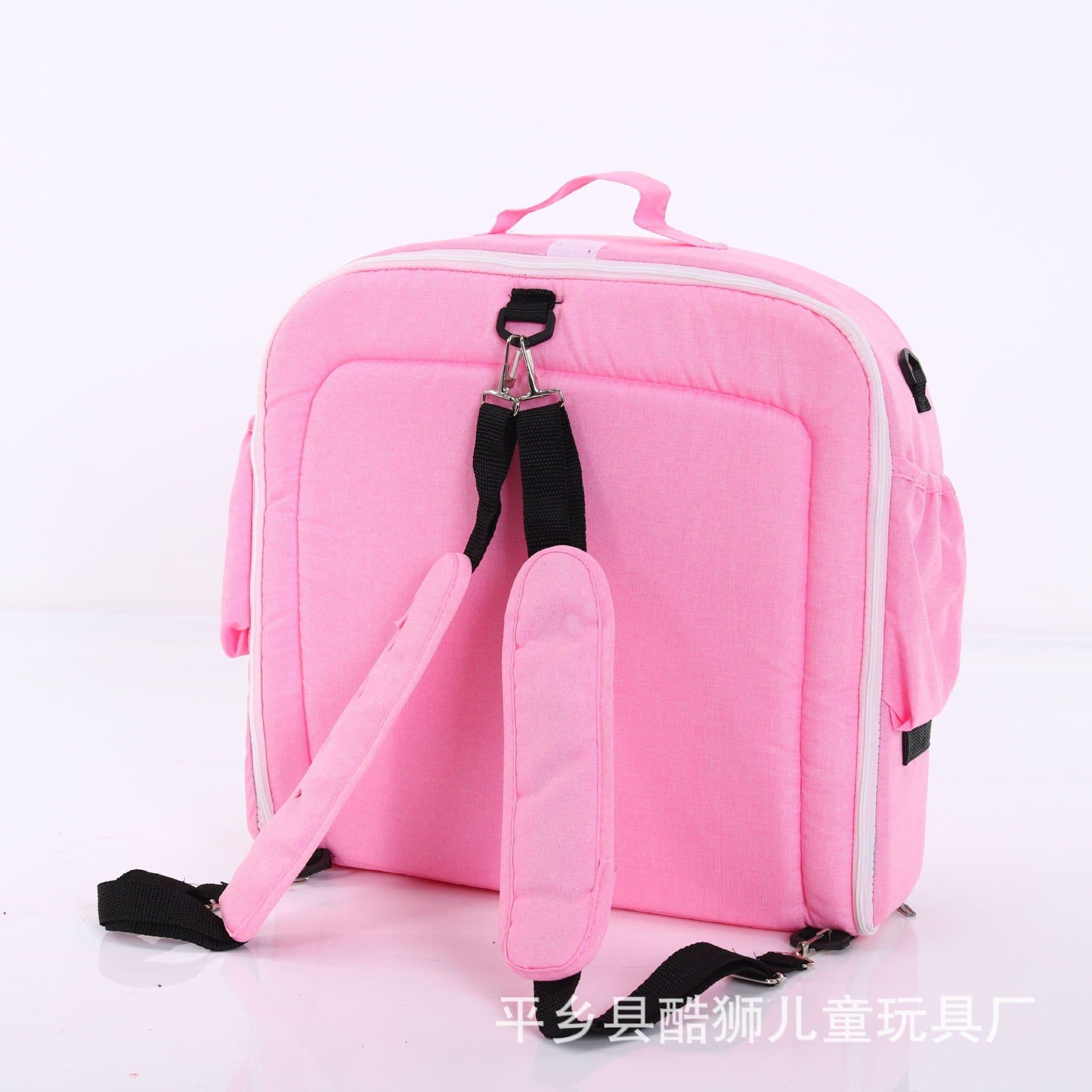 image-Portable Baby Travel Crib with Mosquito Net - Foldable Bed in Bed