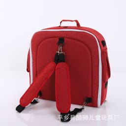 image-Portable Baby Travel Crib with Mosquito Net - Foldable Bed in Bed