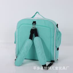 image-Portable Baby Travel Crib with Mosquito Net - Foldable Bed in Bed