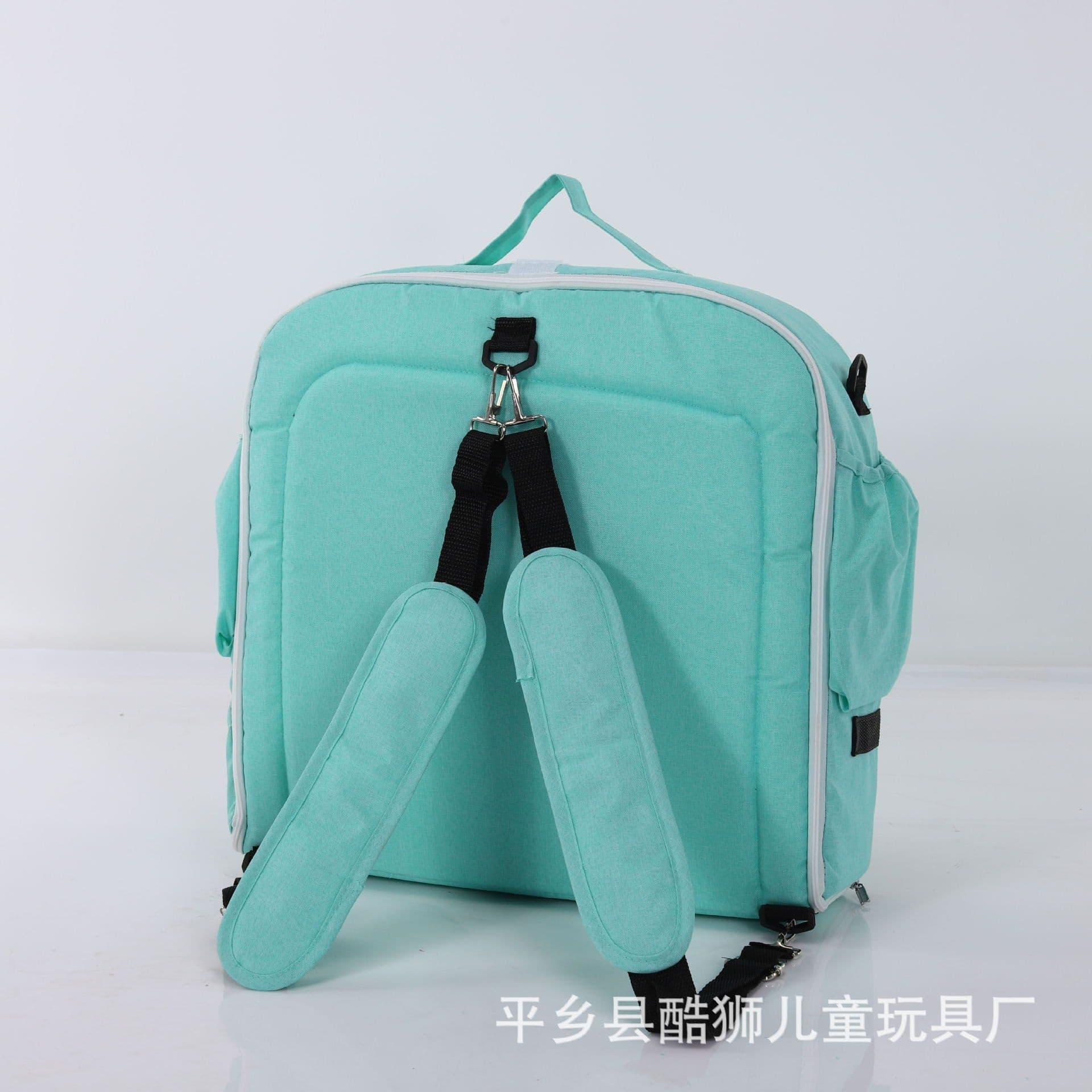 image-Portable Baby Travel Crib with Mosquito Net - Foldable Bed in Bed
