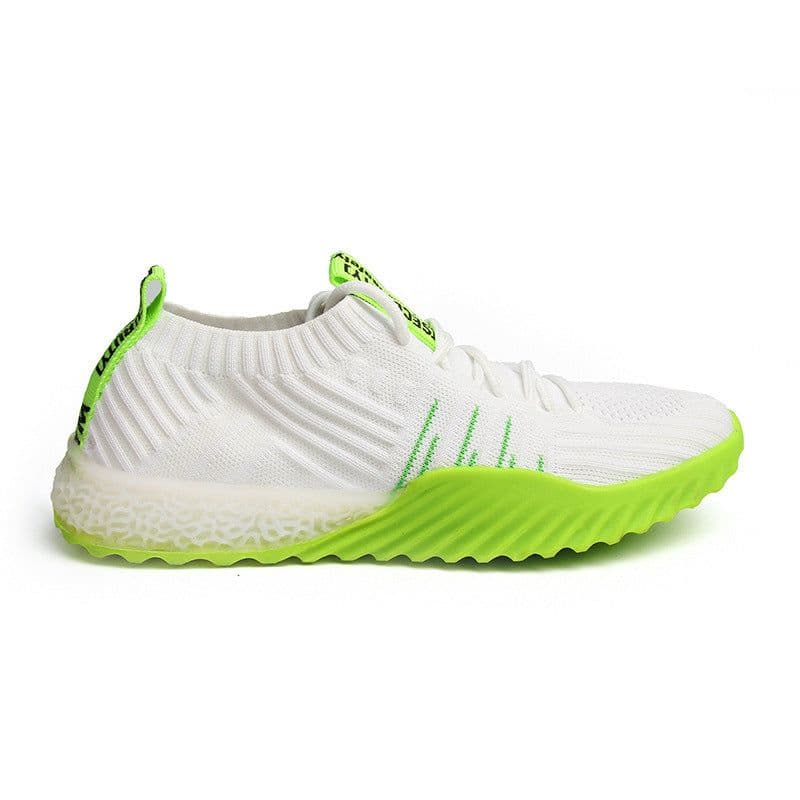 image-Women's Mesh Walking Shoes Mid Heel Round Toe Sneakers