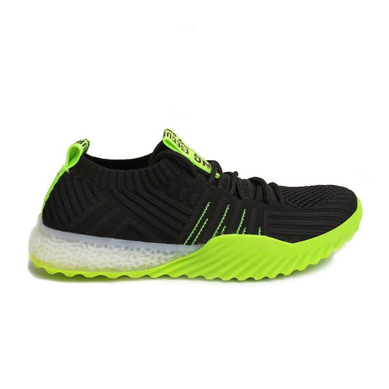 image-Women's Mesh Walking Shoes Mid Heel Round Toe Sneakers