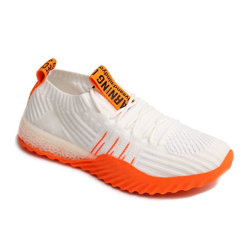 image-Women's Mesh Walking Shoes Mid Heel Round Toe Sneakers
