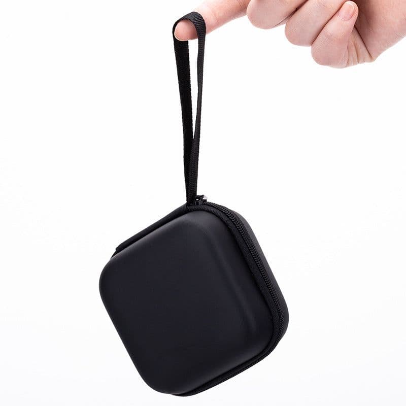 image-Portable EVA Headphone Storage Case Organizer for Earphones and Cables