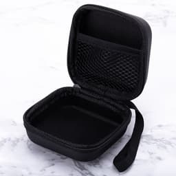 image-Portable EVA Headphone Storage Case Organizer for Earphones and Cables