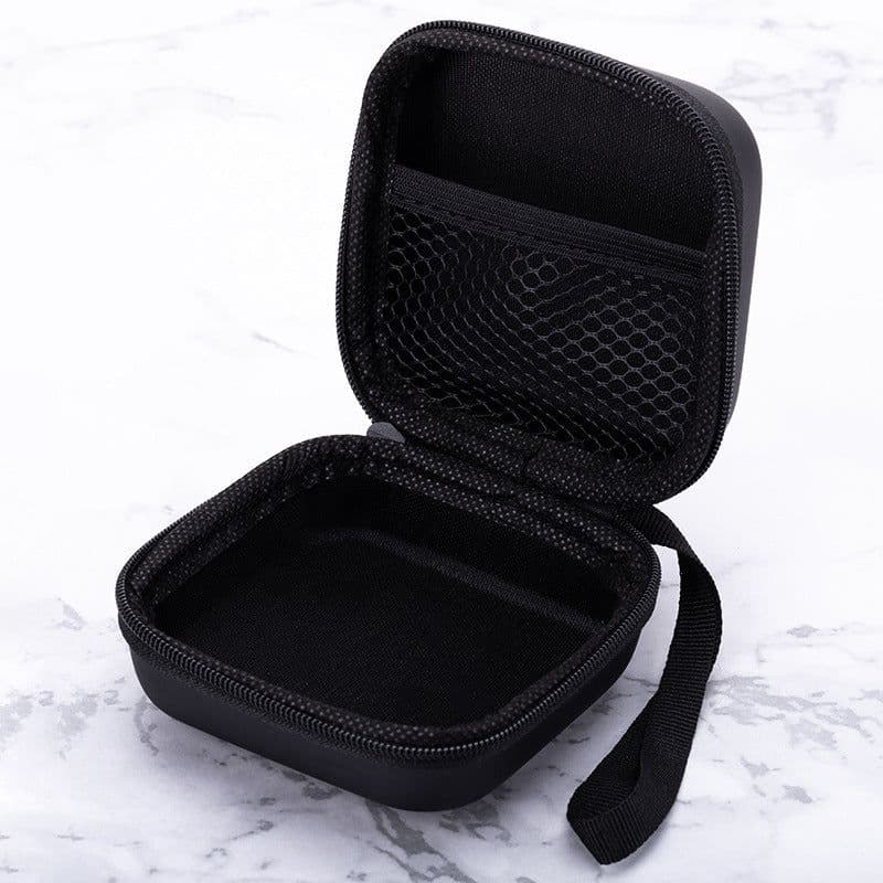image-Portable EVA Headphone Storage Case Organizer for Earphones and Cables