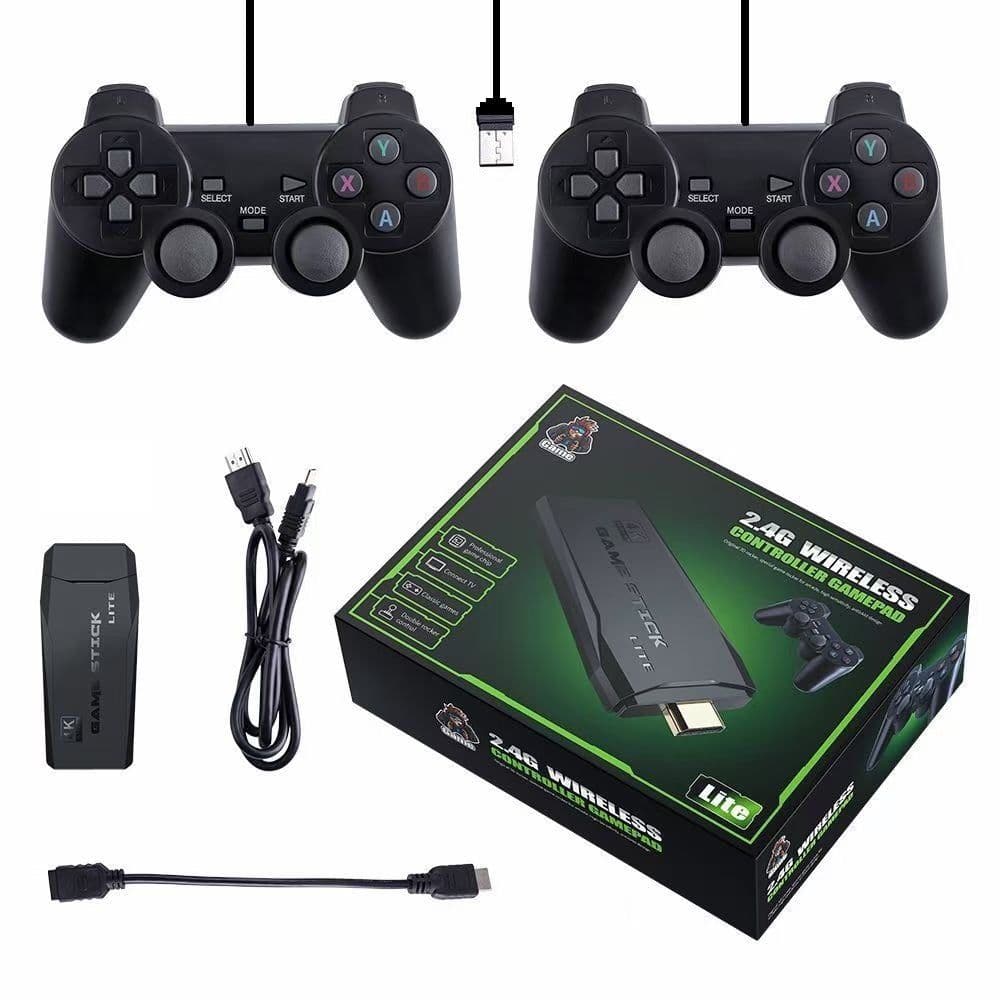 image-M8 2.4G Wireless TV Game Console HDMI Dual Controller 32GB
