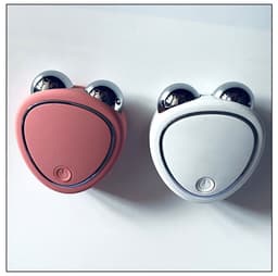 image-Microcurrent Facial Massager V-Shape Face Lift Beauty Device Pink