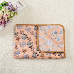 image-Pet Seat Cushion Mat for Dogs and Cats Non-Slip Beige Cloth
