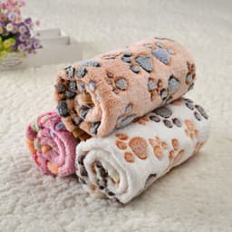 image-Pet Seat Cushion Mat for Dogs and Cats Non-Slip Beige Cloth