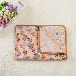 image-Pet Seat Cushion Mat for Dogs and Cats Non-Slip Beige Cloth